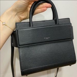 Givenchy Mini Horizon Black leather crossbody bag
